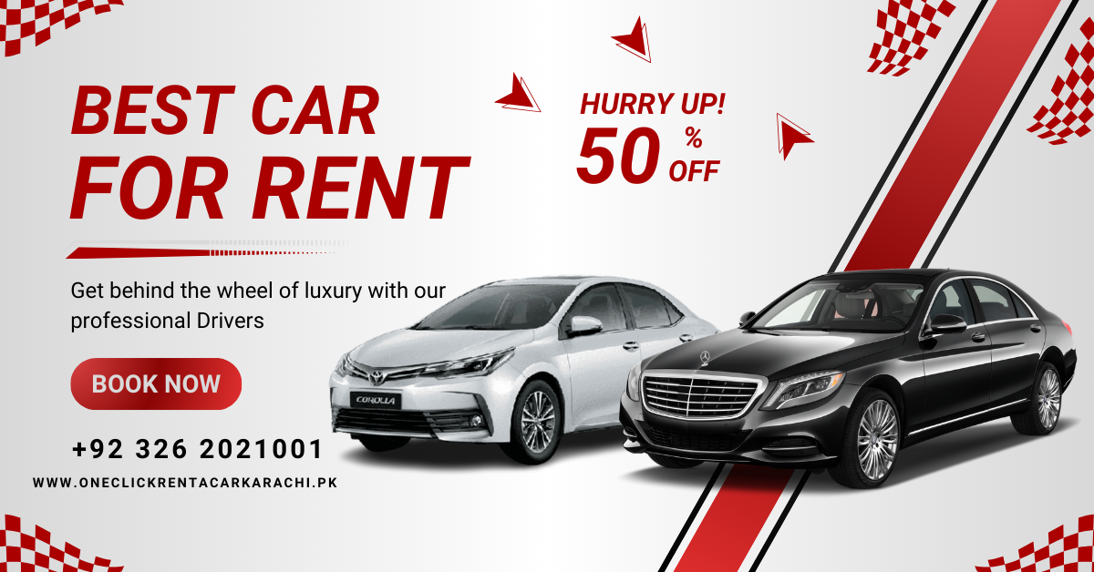 One Click Rent a Car Karachi with driver - Car Rental Service karachi ...